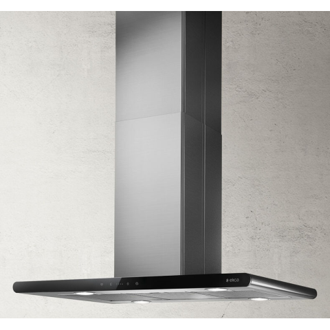 Elica GALAXY ISLAND SB 90厘米 島式抽油煙機 (不銹鋼+黑色玻璃)